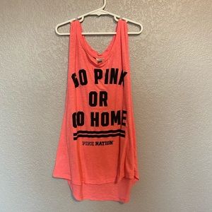 Pink tank top